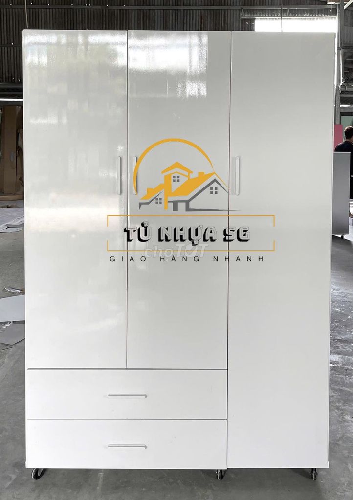 Tủ quần áo Nhựa 1m8x1m23 Mới. Mua bán Tủ, kệ gia đình tại Quận Gò Vấp Tp Hồ Chí Minh được đăng bởi Cửa Hàng Nội Thất hình 1