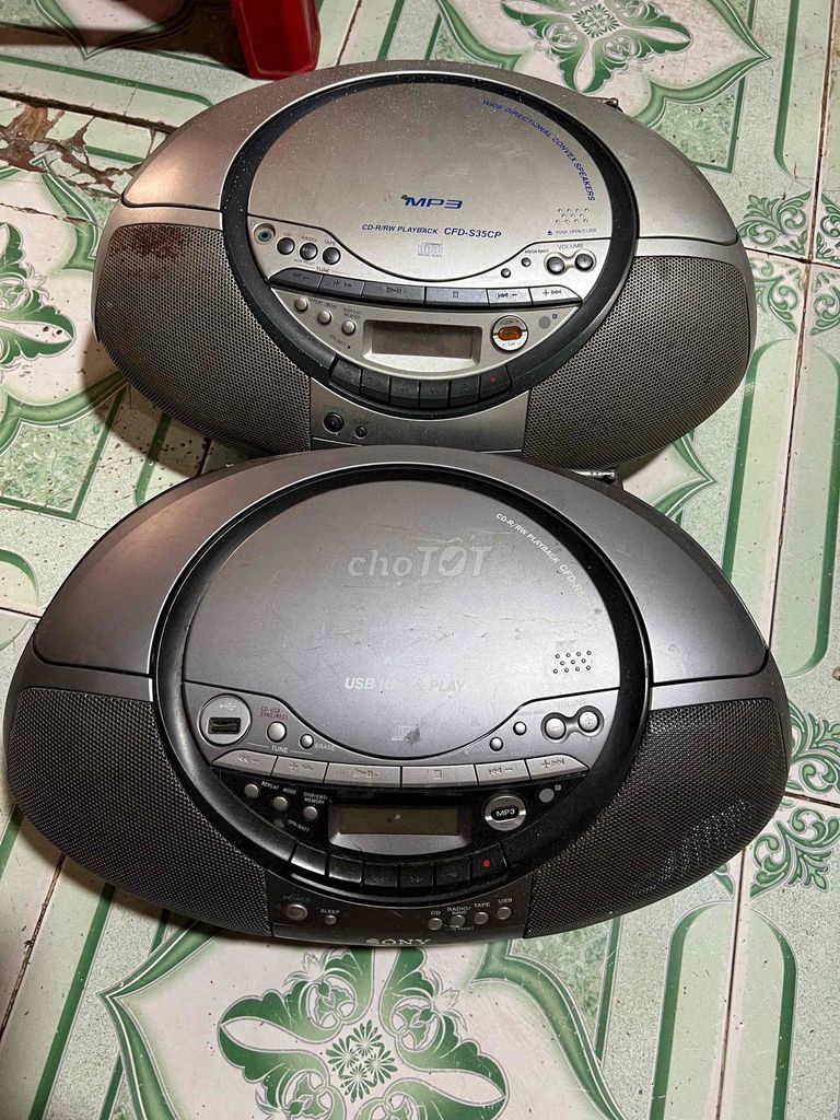 Đài cassette Sony CFD-S35CP Xám. Mua bán Tivi, Âm thanh tại Quận 7 Tp Hồ Chí Minh được đăng bởi Anh tèo hình 1