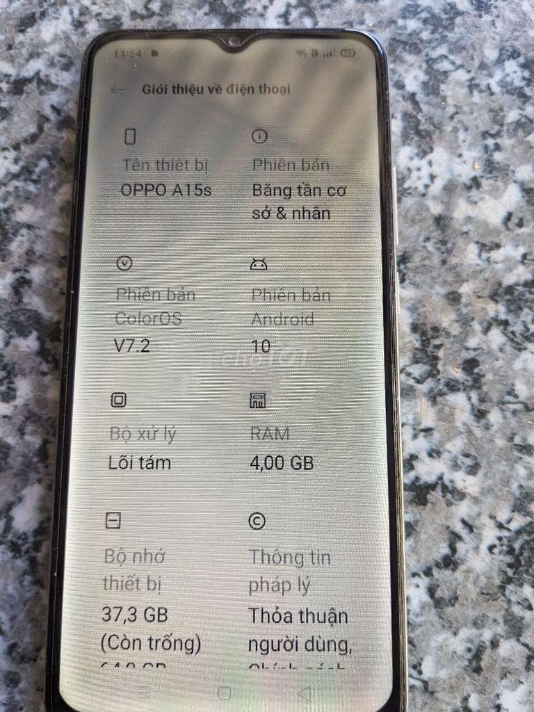 Oppo A15s chữa cháy