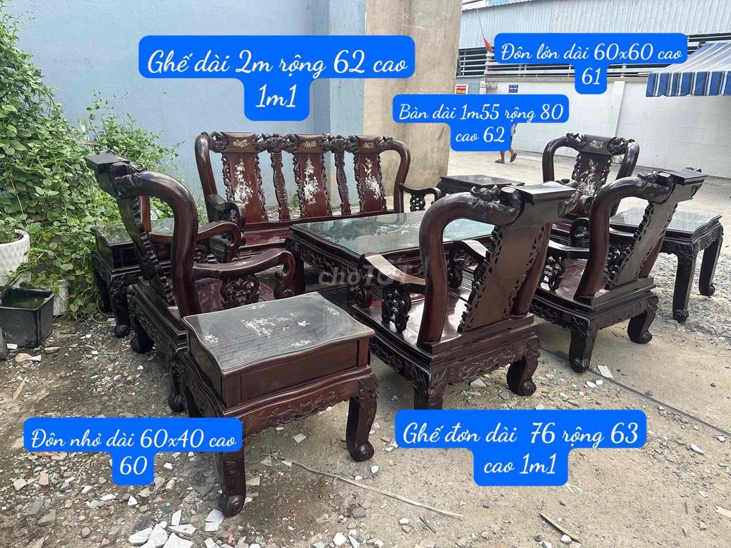 Bộ bàn ghế Gỗ Nâu đỏ Sang trọng Phòng khách. Mua bán Bàn ghế tại Quận 12 Tp Hồ Chí Minh được đăng bởi bé chi hình 1