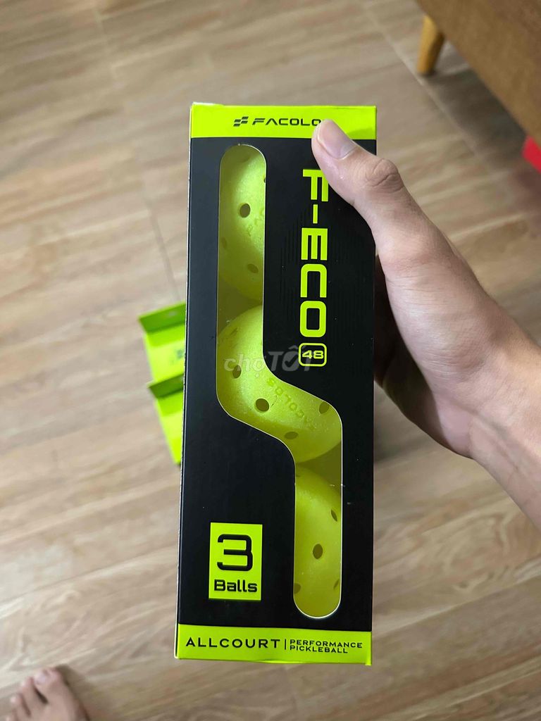 Bóng Pickleball FACOLO Nhựa Vàng Neon