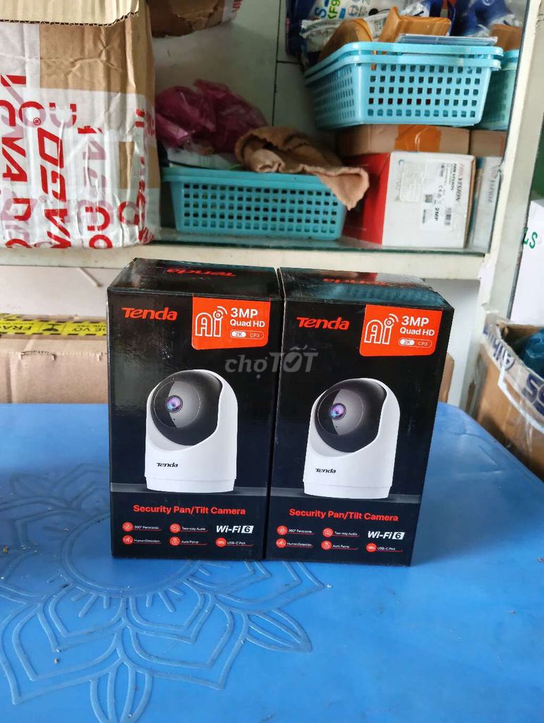 Camera Tenda CP3 3MP 2K Wi-Fi 6. Mua bán Máy ảnh, Máy quay tại Thành phố Rạch Giá Kiên Giang được đăng bởi camera102 com hình 1
