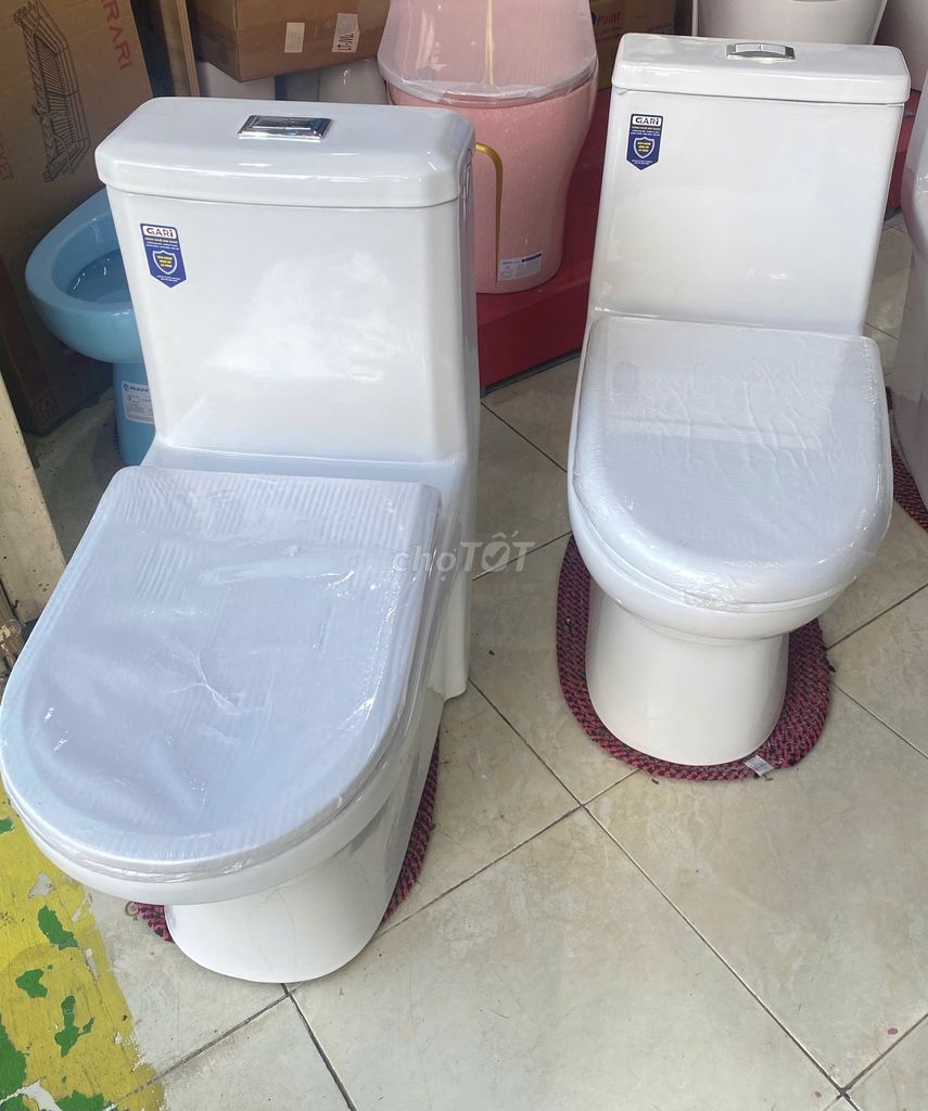 Bồn cầu CADI sứ trắng. Mua bán Thiết bị vệ sinh, nhà tắm tại Thành phố Mỹ Tho Tiền Giang được đăng bởi Huy Trần hình 1
