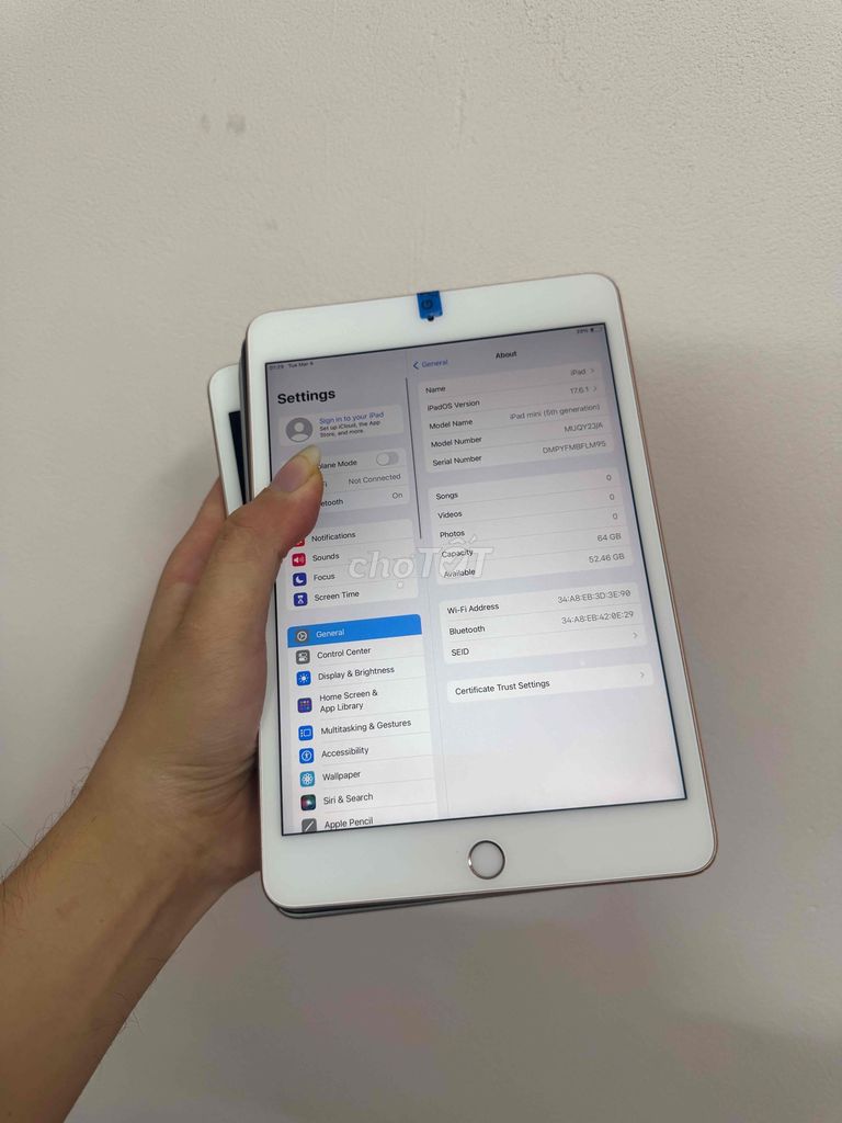 ipad mini 5 64gb bản wifi zin full chức năng