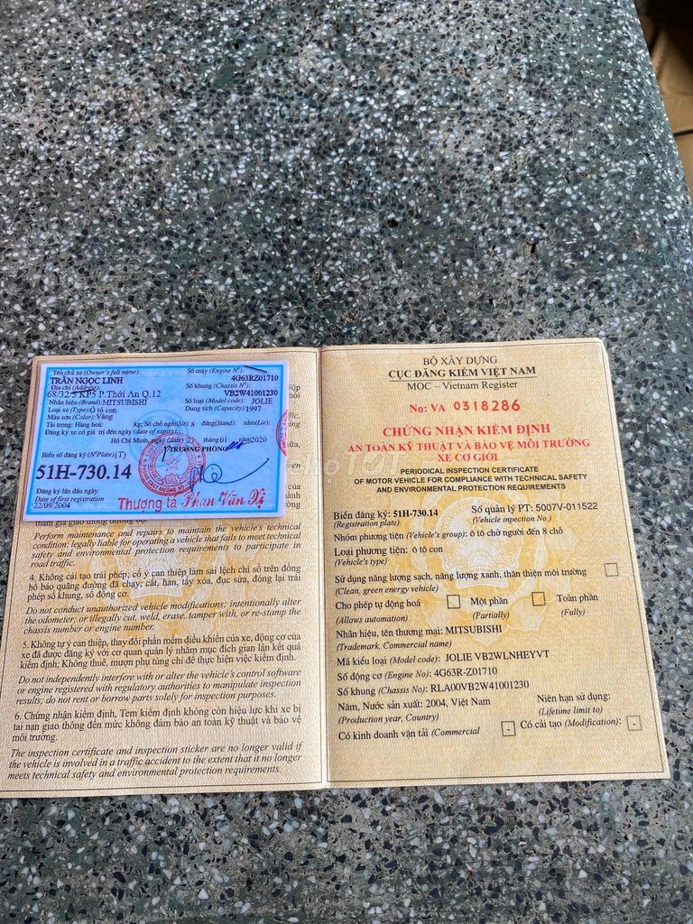Mitsubishi Jolie 2004 rin . chính chủ.. Mua bán Ô tô tại Huyện Củ Chi Tp Hồ Chí Minh được đăng bởi nguyễn luân ôtô củ chi hình 15