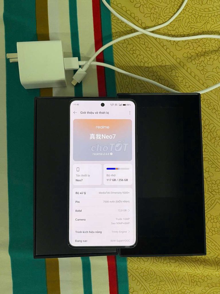 Realme neo 7 12/256 full box