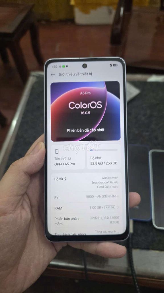 Oppo A5 Pro 8GB/256GB Xám. Mua bán Điện thoại tại Quận Thanh Xuân Hà Nội được đăng bởi Shandp thanh xuân hình 1
