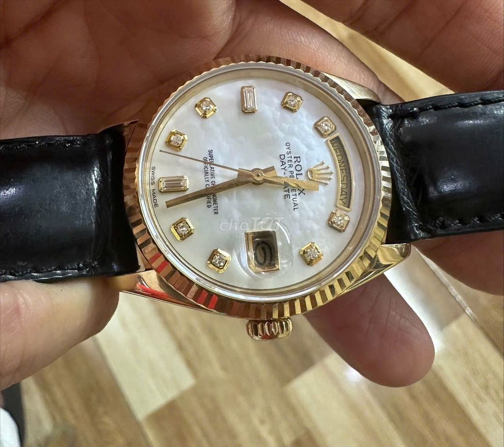 Rô. Lết. Day.Date, sử dụng máy cal.3035 Thuỵ Sỹ.GL