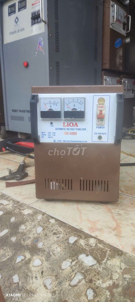 Bán ổn áp Lioa 5kva zin đẹp 90% hoạt động tốt. Mua bán Đồ chuyên dụng, Giống nuôi trồng tại Thành phố Thủ Đức Tp Hồ Chí Minh được đăng bởi Nhường Nhẹ Nhàn hình 1