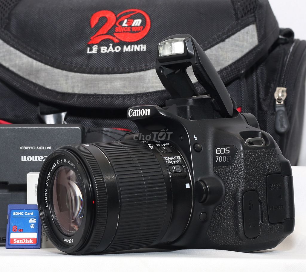 Máy ảnh Canon 700D Đen kèm lens 18-55 is STM. Mua bán Máy ảnh, Máy quay tại Quận 4 Tp Hồ Chí Minh được đăng bởi Mai Ngọc Chinh hình 1