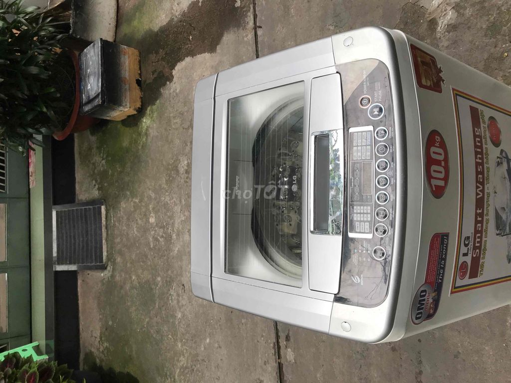 Máy giặt 10kg còn đẹp đang dùng rất tốt bao tét