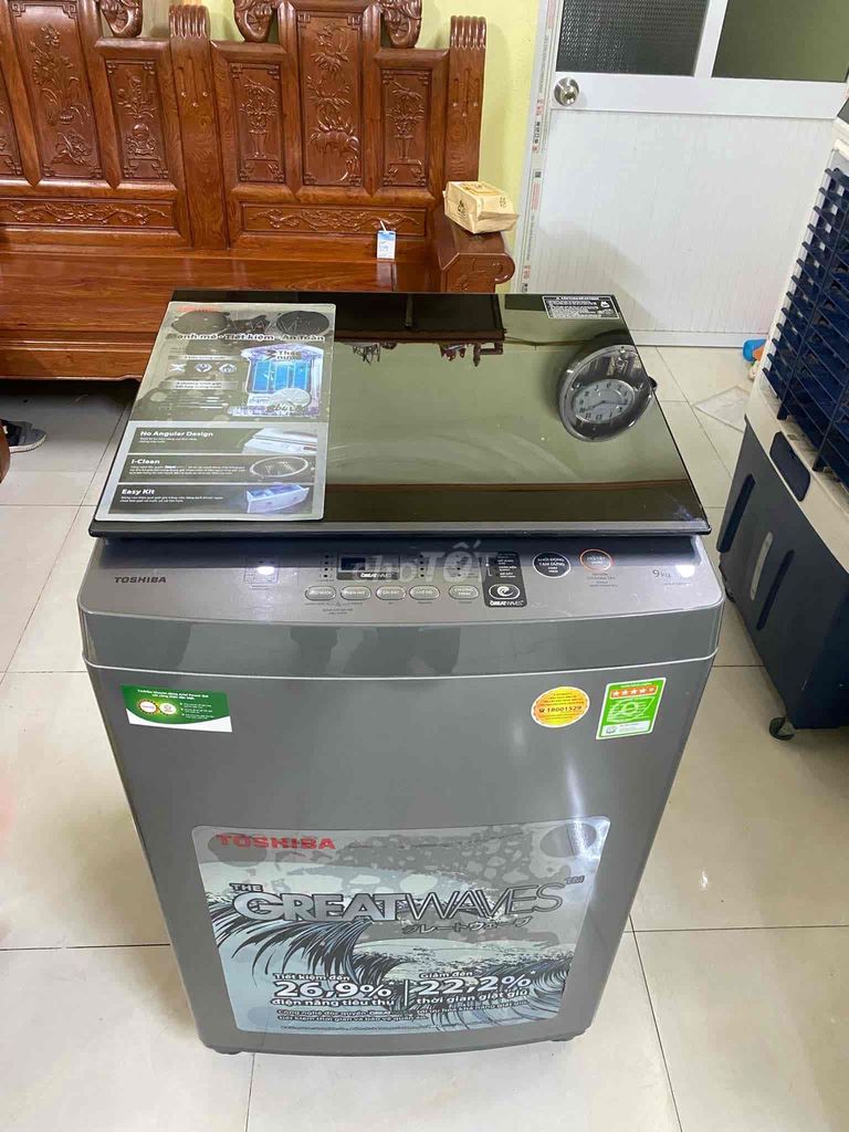 máy giặt toshiba 9kg màu đen