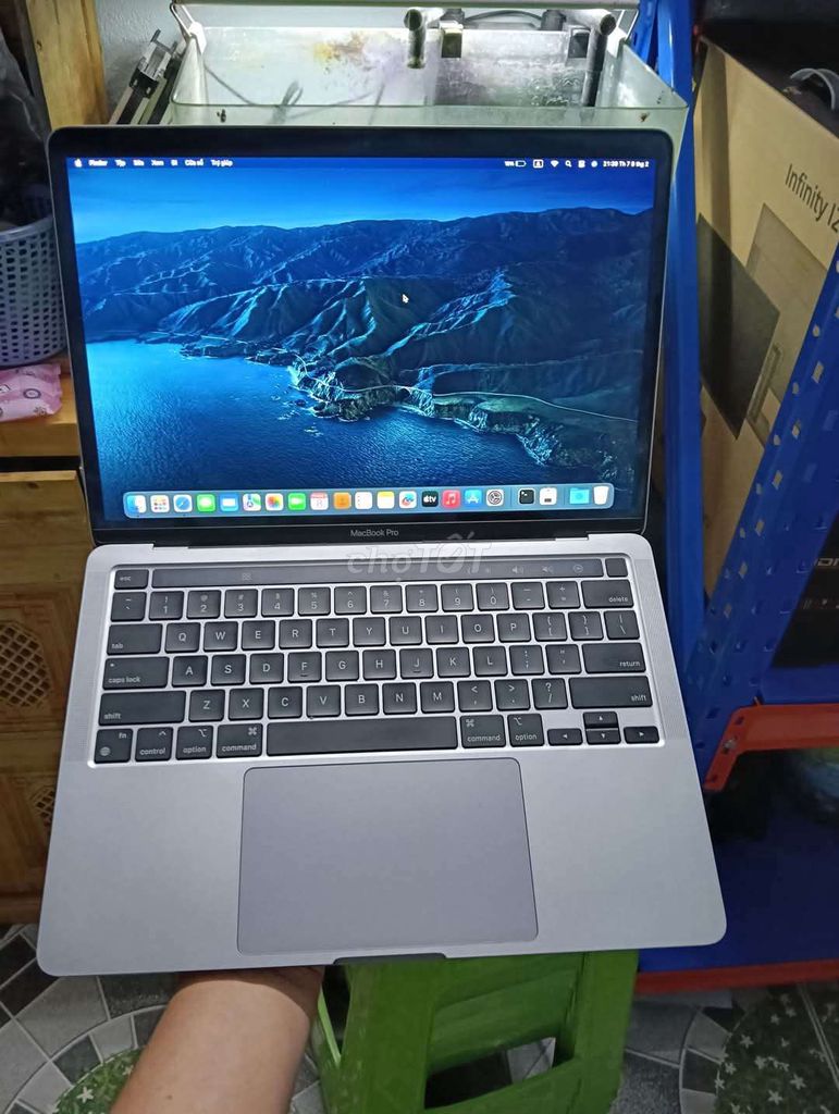 Macbook pro m1 touch, ram 8g, ssd 256, màn 13