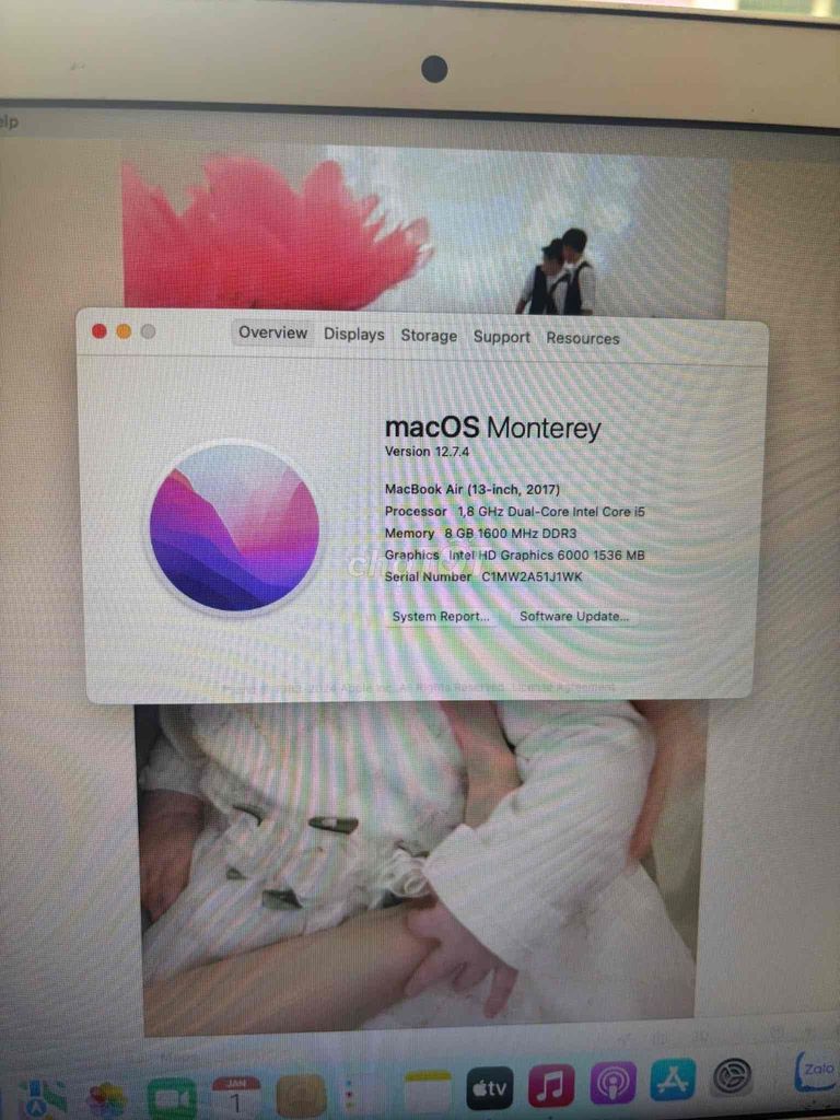 Apple MacBook Air i5 8GB/121GB. Mua bán Laptop tại Quận Thanh Khê Đà Nẵng được đăng bởi Nguyễn Thị Thu Phương hình 1