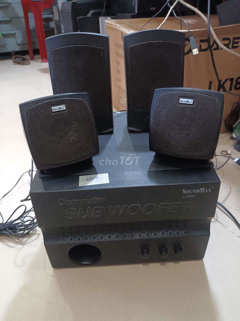 Loa 4.1 SoundMax A-5000 nghe hay. Mua bán Tivi, Âm thanh tại Quận Hải Châu Đà Nẵng được đăng bởi NGUYỄN ĐĂNG LÝ hình 1