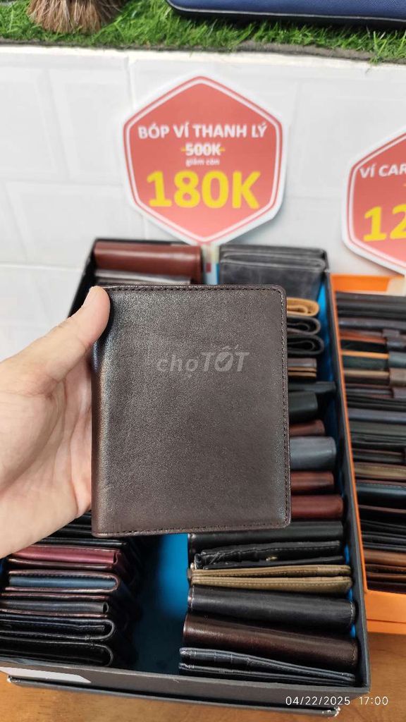 Bóp ví đứng đựng tiền nam cao cấp VN003. Mua bán Túi xách tại Huyện Hóc Môn Tp Hồ Chí Minh được đăng bởi Nguyễn Nam hình 4