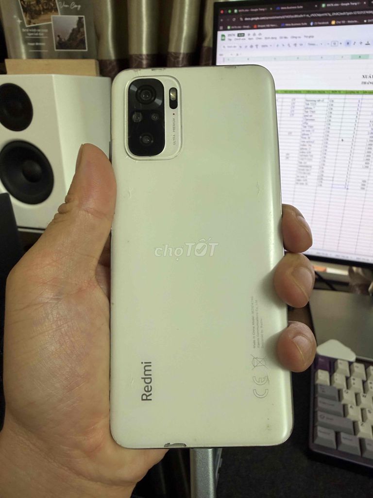 Xiaomi Redmi Note 10 8GB/128GB Trắng. Mua bán Điện thoại tại Quận Dương Kinh Hải Phòng được đăng bởi Mr Công Công hình 1