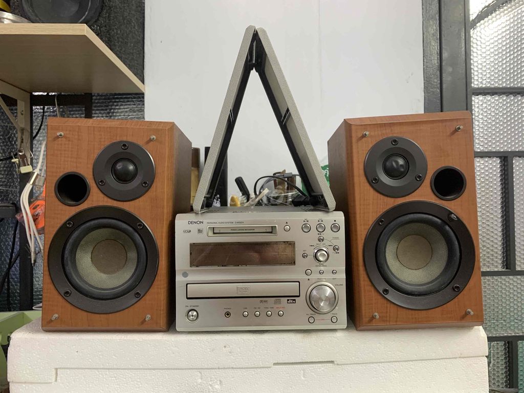 dàn Denon D-MS5DV mặt phay nhôm cực hay bày đẹp. Mua bán Tivi, Âm thanh tại Huyện Bình Chánh Tp Hồ Chí Minh được đăng bởi Vi son truc hình 1