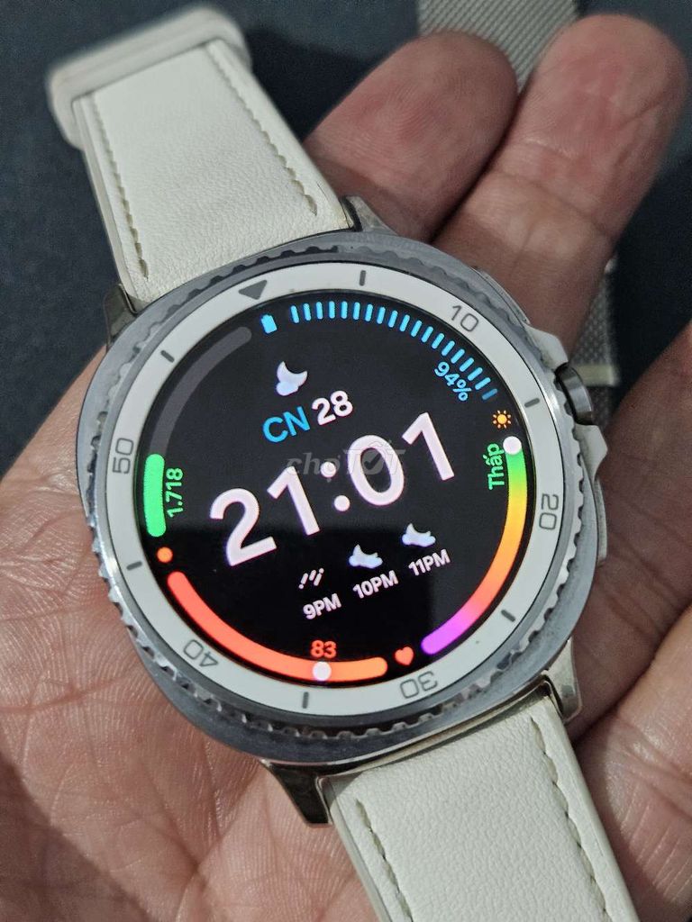 Samsung Galaxy Watch 8 Classic 46mm Trắng Việt Nam. Mua bán Thiết bị đeo thông minh tại Thành phố Biên Hòa Đồng Nai được đăng bởi Việt hình 1