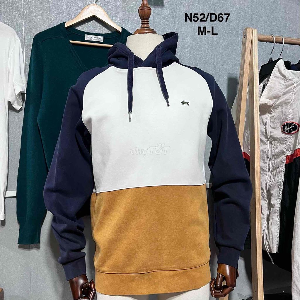 Áo hoodie Lacoste nam size M-L. Mua bán Quần áo tại Huyện Đức Trọng Lâm Đồng được đăng bởi Black 2hand  hình 1