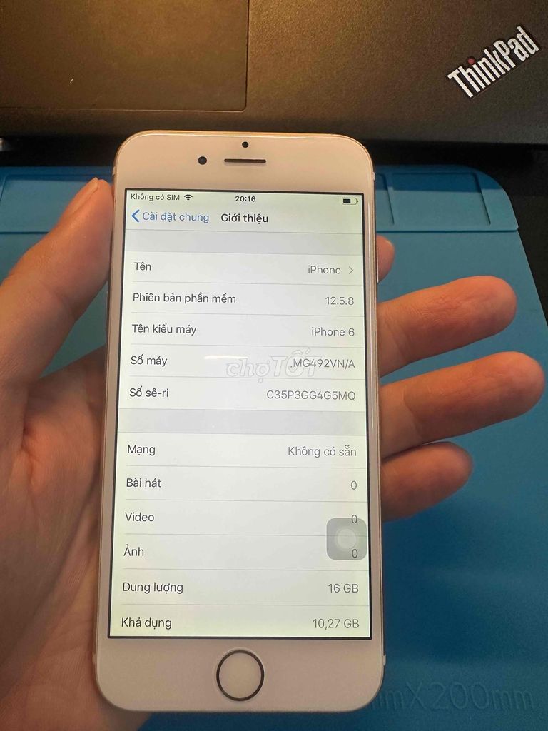 iphone 6 gold VN/A. Mua bán Điện thoại tại Quận Gò Vấp Tp Hồ Chí Minh được đăng bởi Phạm Hồng Phước hình 1