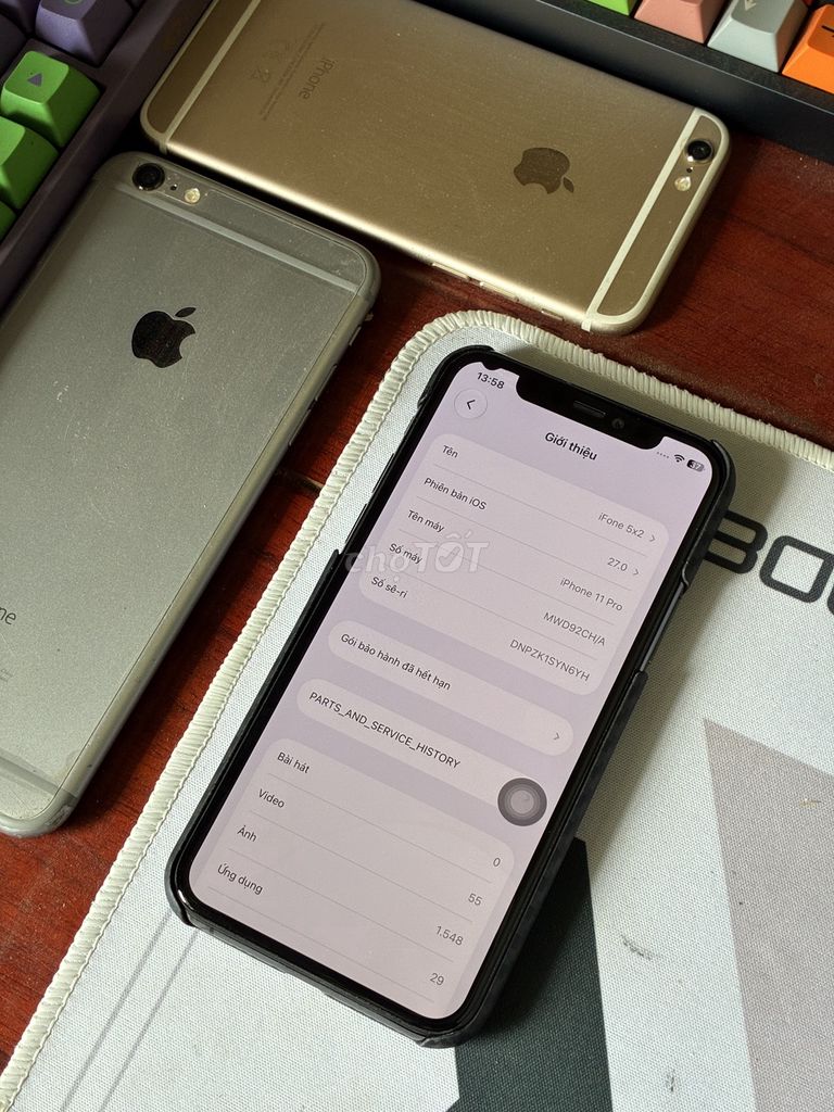 Apple iPhone 11 Pro 64GB Đen Mất Face ID. Mua bán Điện thoại tại Quận Liên Chiểu Đà Nẵng được đăng bởi Khang hình 1