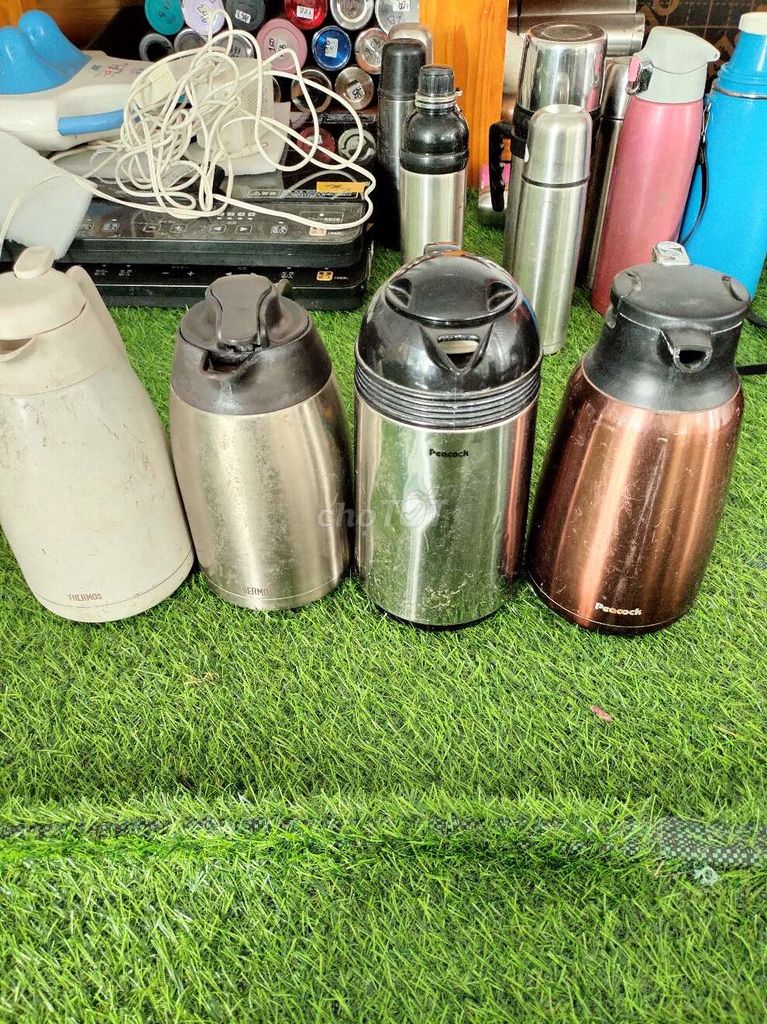 Ấm giữ nhiệt pha trà Nhật bãi Thermos, peacok