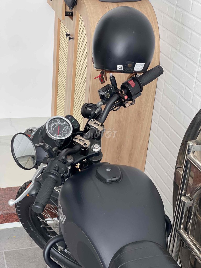 Xe moto kawasaki w175 2018 đen độ tâm huyết