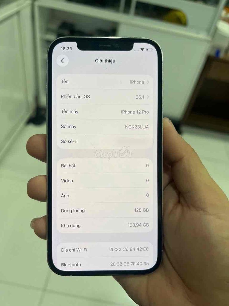 Apple iPhone 12 Pro 128GB. Mua bán Điện thoại tại Thành phố Châu Đốc An Giang được đăng bởi Hải Đăng hình 1