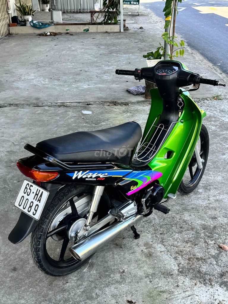 Honda Wave 50cc Xanh lá Đã tân trang. Mua bán Xe máy tại Huyện Thới Lai Cần Thơ được đăng bởi XE MÁY QUAN QUÂN hình 1