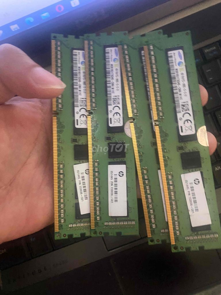 RAM PC Samsung 4GB DDR3 1600mhz zin us Good. Mua bán Linh kiện (RAM, Card...) tại Quận 7 Tp Hồ Chí Minh được đăng bởi Jack Nguyễn hình 1
