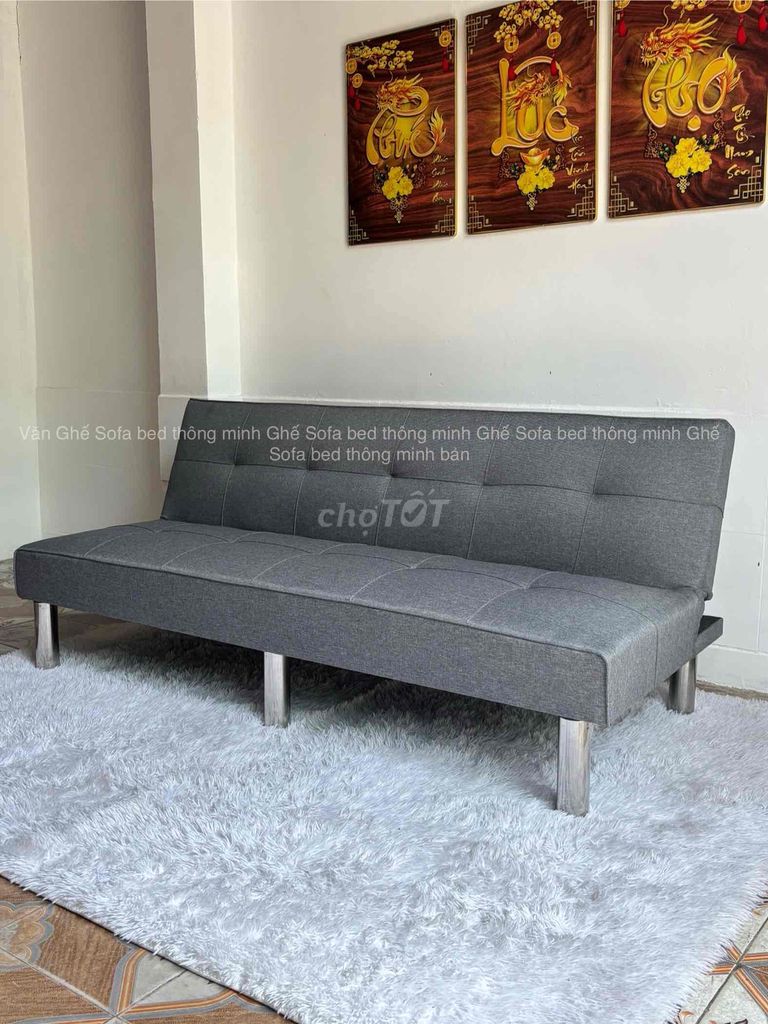 Ghế sofa giường bọc Vải bố dài 168cm. Mua bán Giường, chăn ga gối nệm tại Quận Tân Phú Tp Hồ Chí Minh được đăng bởi Nguyễn Hữu Mạnh hình 1