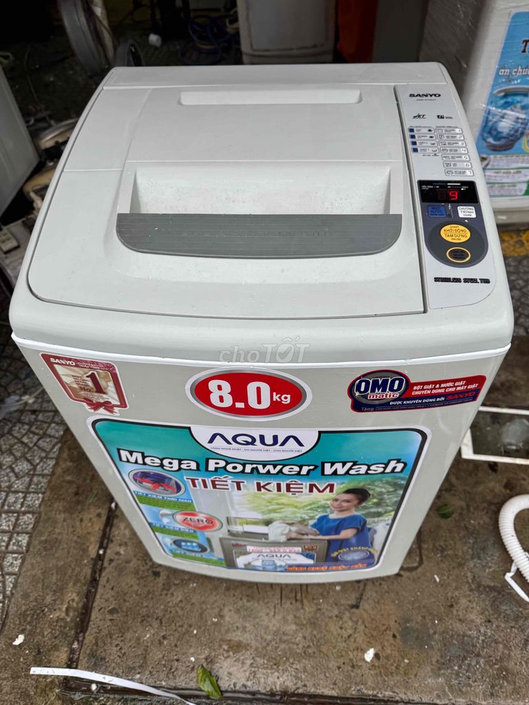 thanh lý máy giặt AQUA 8.0KG còn mới tin