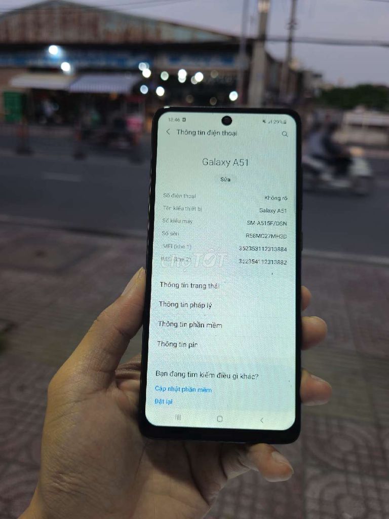 Samsung A51 6GB/128GB. Mua bán Điện thoại tại Quận 12 Tp Hồ Chí Minh được đăng bởi Smartphone giá kho hình 1