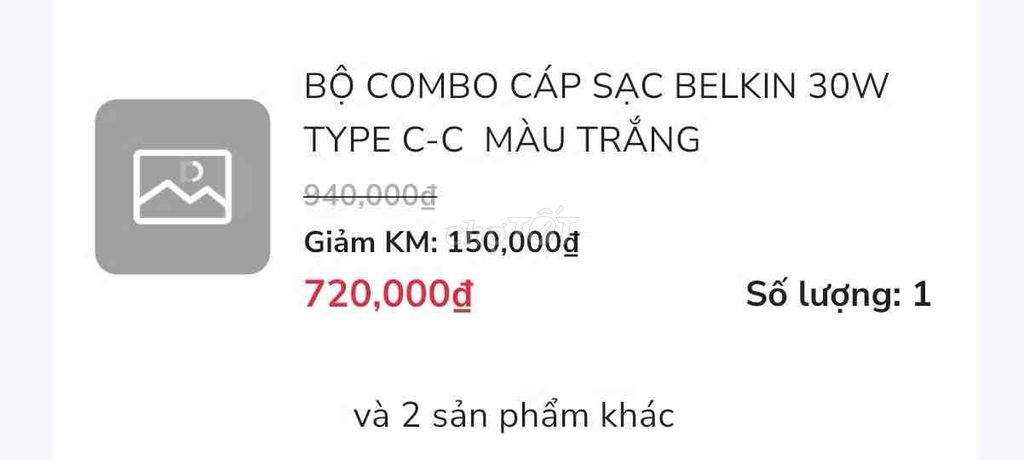 Bộ sạc IPhone type C. Mua bán Phụ kiện (Màn hình, Chuột...) tại Thành phố Phú Quốc Kiên Giang được đăng bởi Phúc An hình 1