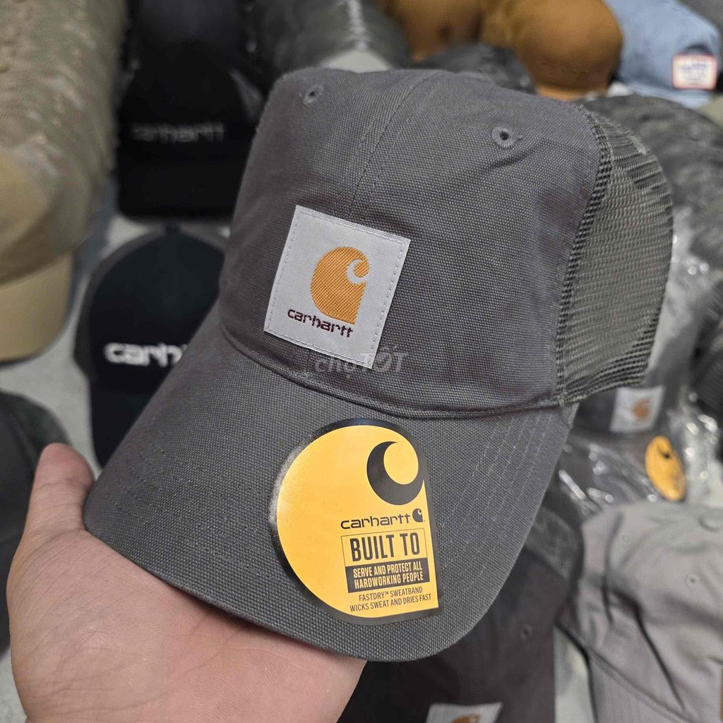 Nón lưỡi trai Carhartt Xám Vải, lưới. Mua bán Phụ kiện thời trang khác tại Thành phố Thủ Đức Tp Hồ Chí Minh được đăng bởi Chau Ngoc Yen Nhi hình 1
