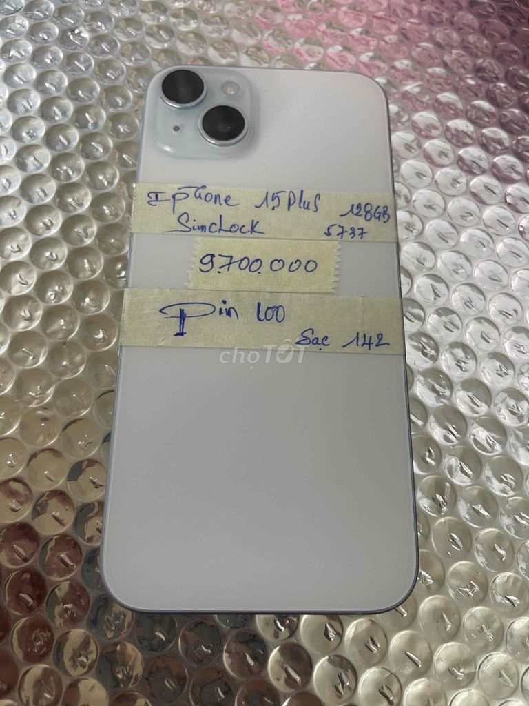 Iphone 15 Plus 128Gb lock CNC sẵn đẹp 99%. Mua bán Điện thoại tại Quận Ninh Kiều Cần Thơ được đăng bởi Cầm Đồ Anh Quý hình 1