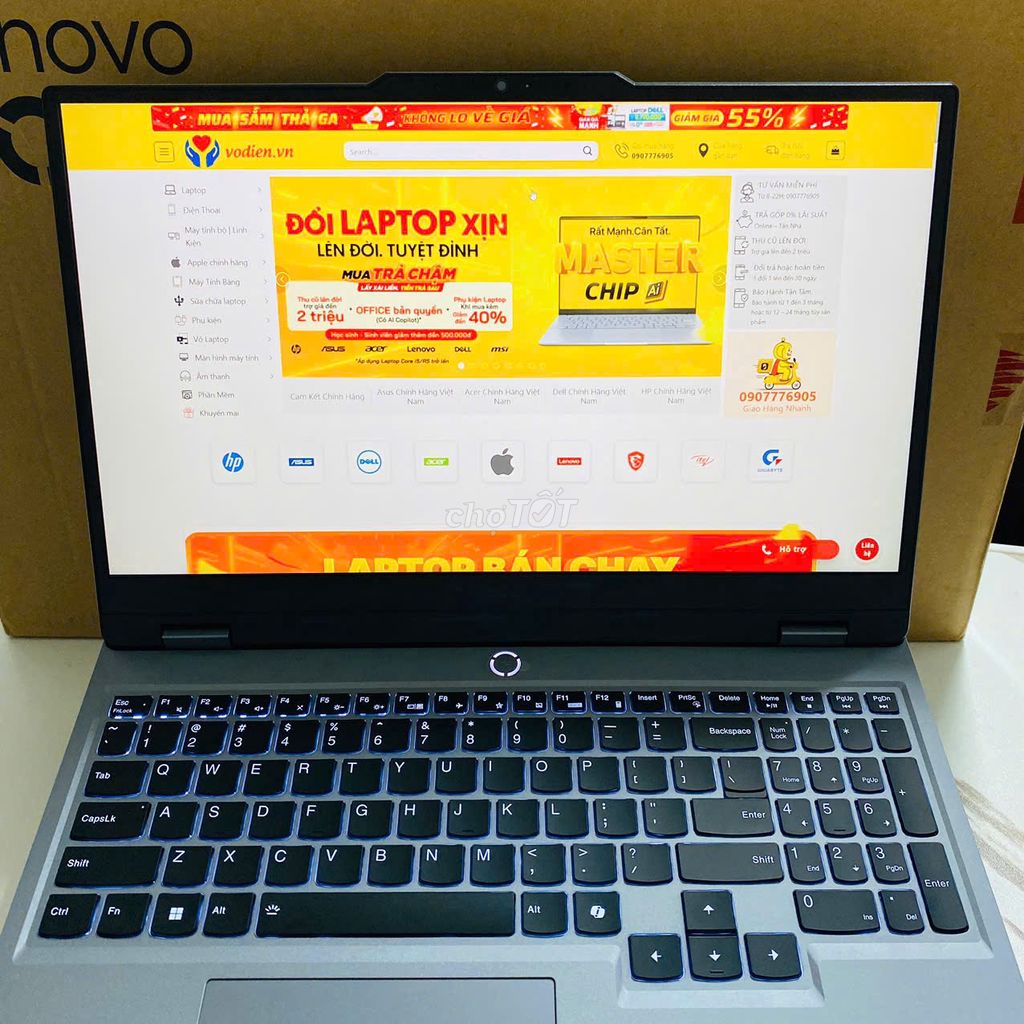 Lenovo LOQ 15IAX9 i5-12450HX-24-512G-RTX2050-Win11. Mua bán Laptop tại Quận Ninh Kiều Cần Thơ được đăng bởi Võ Diện hình 1