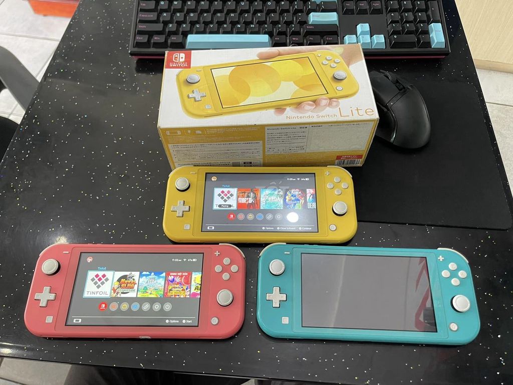 Máy chơi game NINTENDO SWITCH LITE H@cked 128gb