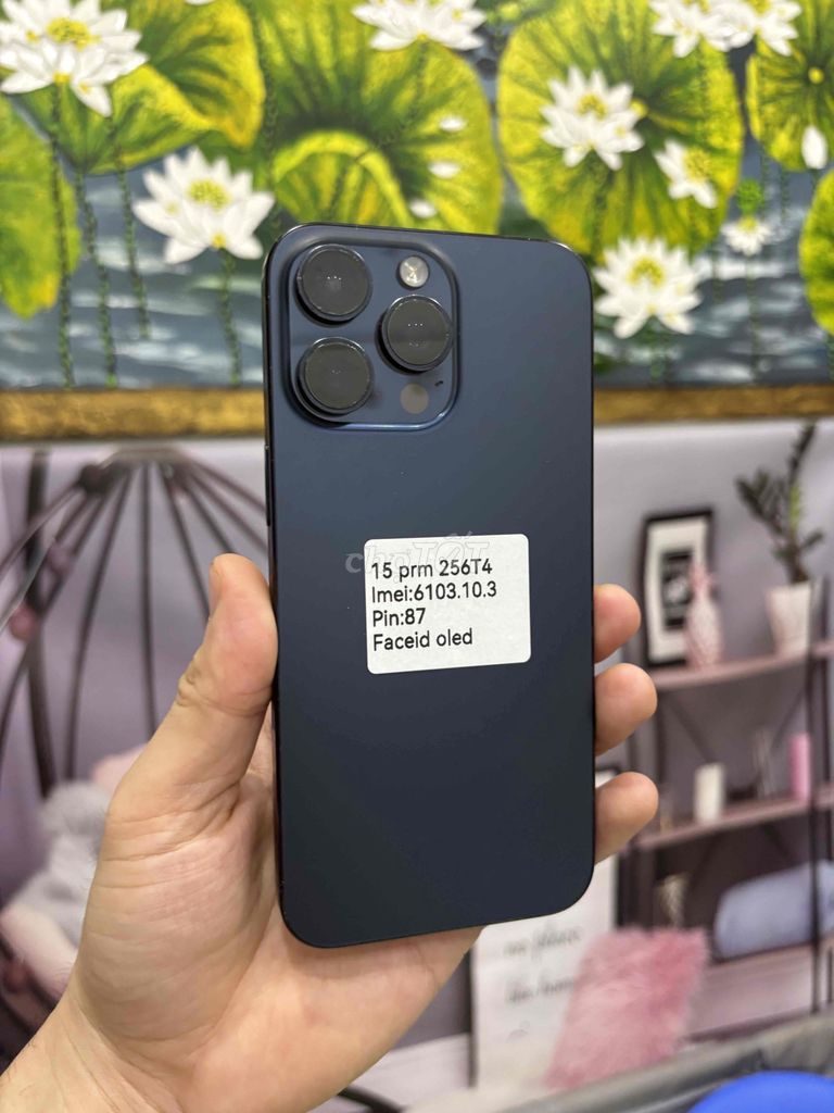 Apple iPhone 15 Pro Max 256GB Đen. Mua bán Điện thoại tại Quận Bắc Từ Liêm Hà Nội được đăng bởi Cửa hàng Bính Táo hình 1