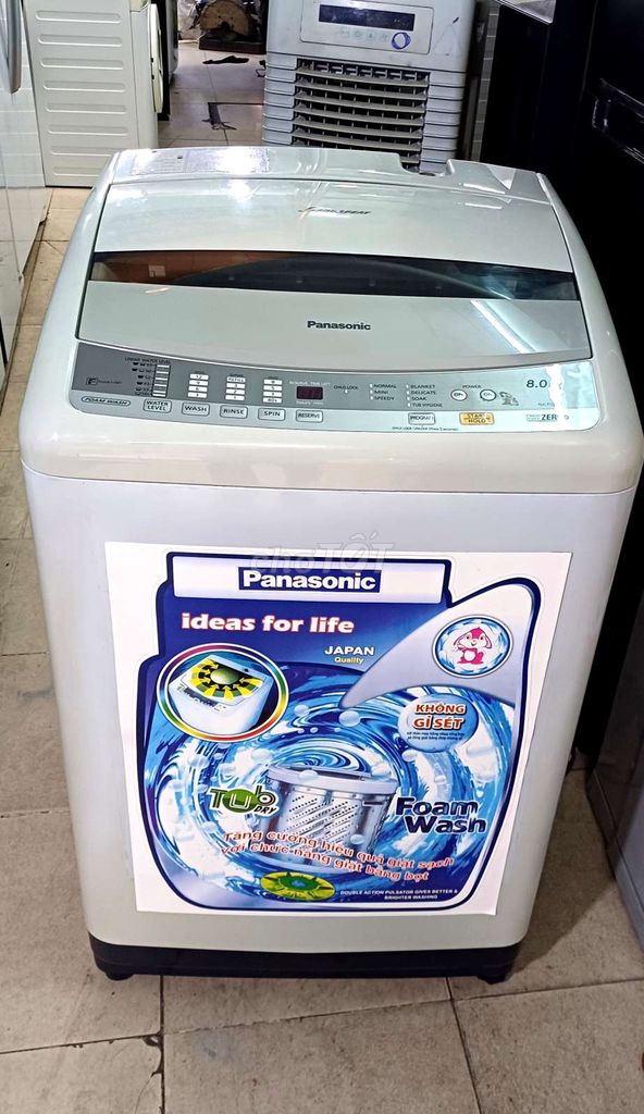 Máy giặt panasonic 8kg bảo hành 3 tháng