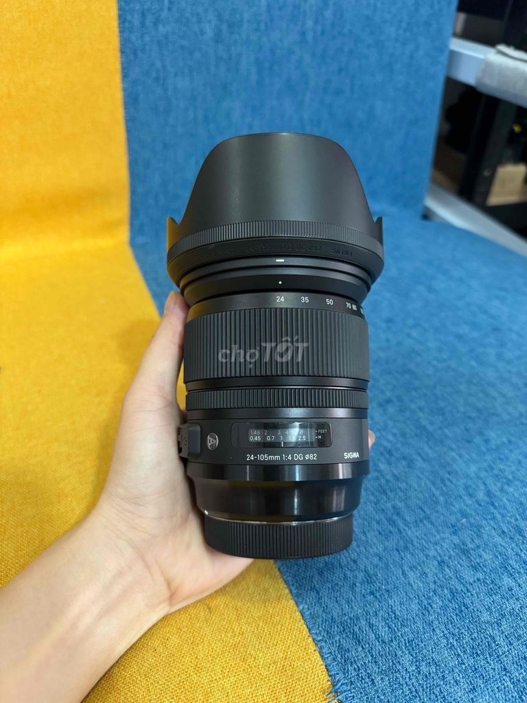 lens sigma canon 24-105 F4 đẹp giá rẻ