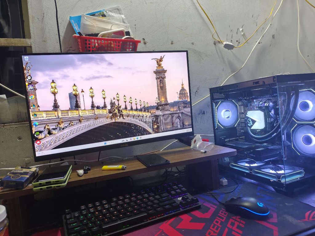 Bộ Pc Ryze 7 5700 /1660 super^Màn 180hz