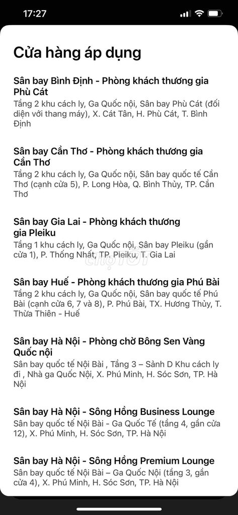 vé phòng chờ thương gia