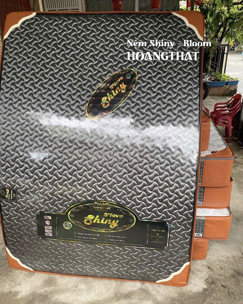 Nệm Shiny - Bloom Hàn Việt Hải. Mua bán Giường, chăn ga gối nệm tại Quận Liên Chiểu Đà Nẵng được đăng bởi Lê Hoàng hình 1