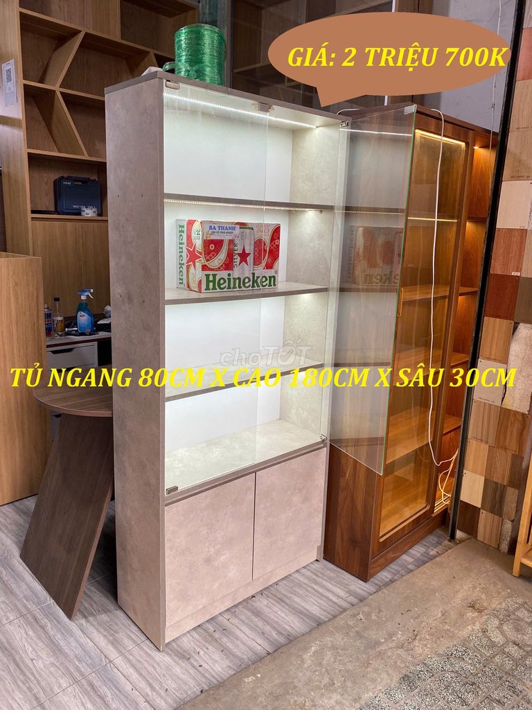 TỦ TRƯNG BÀY MÔ HÌNH BÊ TÔNG BẰNG VÁN MDF