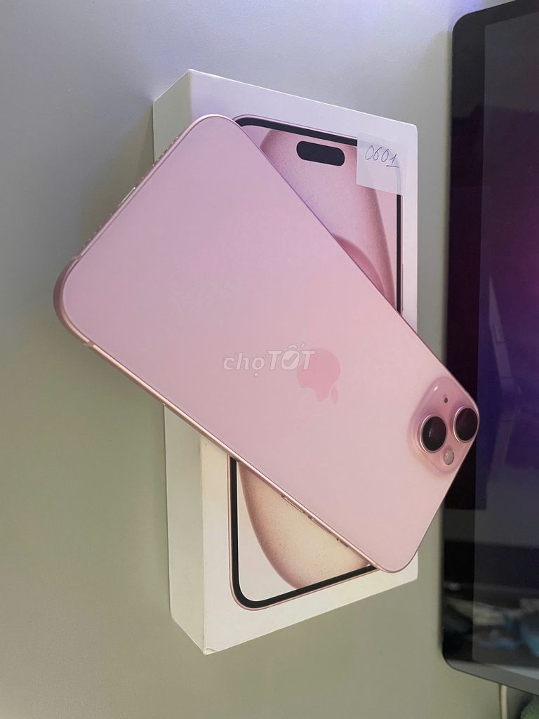 iPhone 15 Plus 128GB Hồng - Máy đẹp như mới. Mua bán Điện thoại tại Quận Liên Chiểu Đà Nẵng được đăng bởi Quyên Lê hình 1