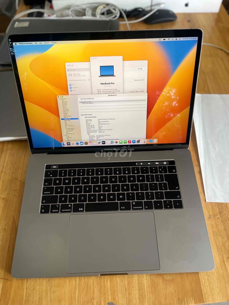 MacBook Pro 2018 15 inch i9 Ram 32GB Ssd 512GB. Mua bán Laptop tại Quận Sơn Trà Đà Nẵng được đăng bởi BƠ BƯ Macbook Cũ hình 1