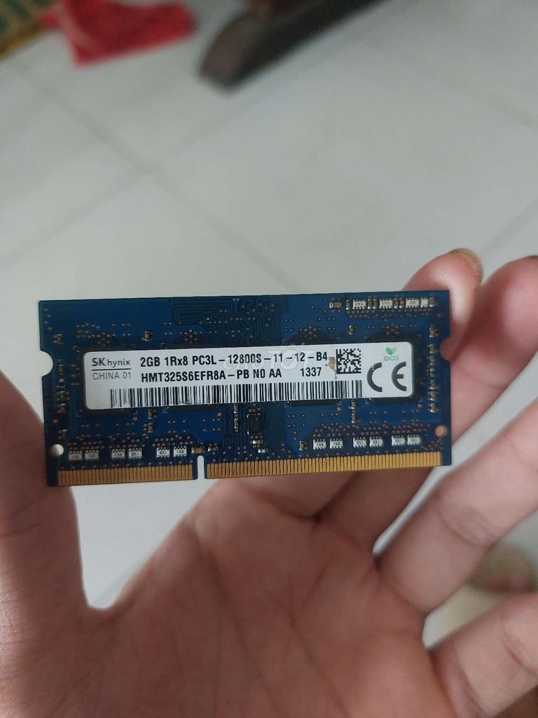 Cho tặng RAM laptop 2GB DDR3L. Mua bán Linh kiện (RAM, Card...) tại Huyện Thủ Thừa Long An được đăng bởi Kim hình 1