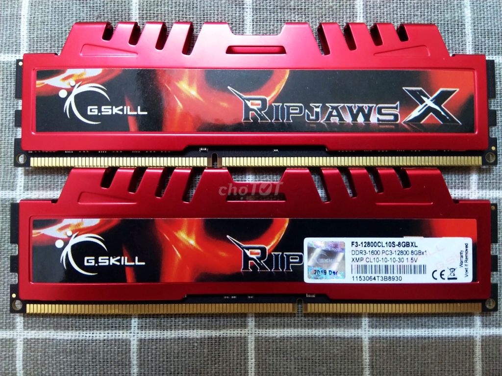 Ram máy tính DDR3 Gskill 8GB tản đẹp